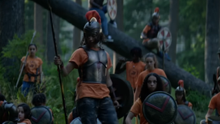 Some of the characters featured in the teaser for Percy Jackson and the Olympians.