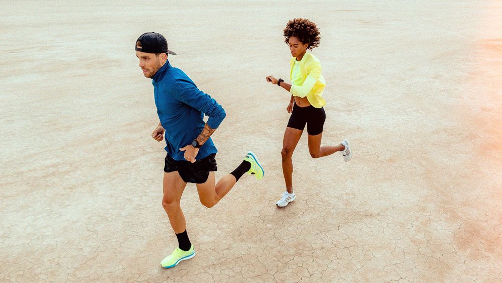 People running