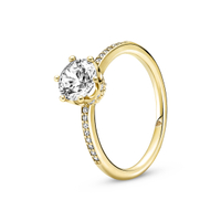 Clear sparkling solitaire ring, £64 (was £80)