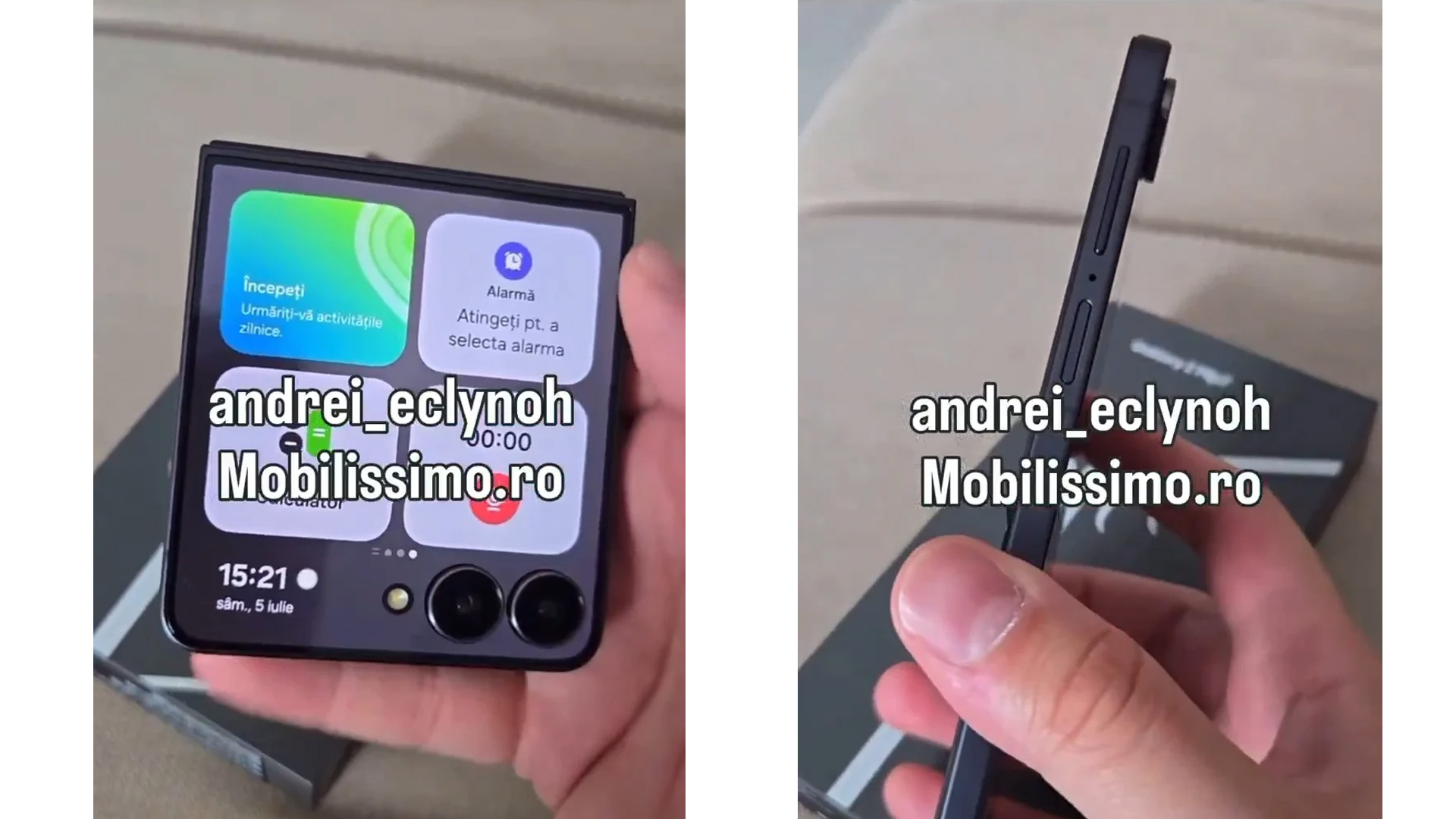 Samsung Galaxy Z Flip 7 leaked video