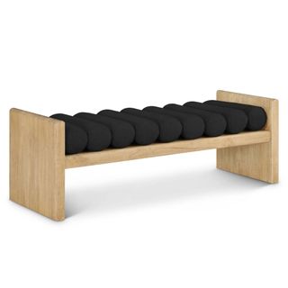 Meridian Furniture Waverly Black Bench