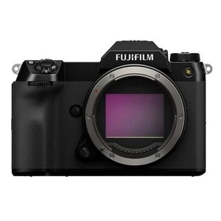 Fujifilm GFX100S II camera on a white background