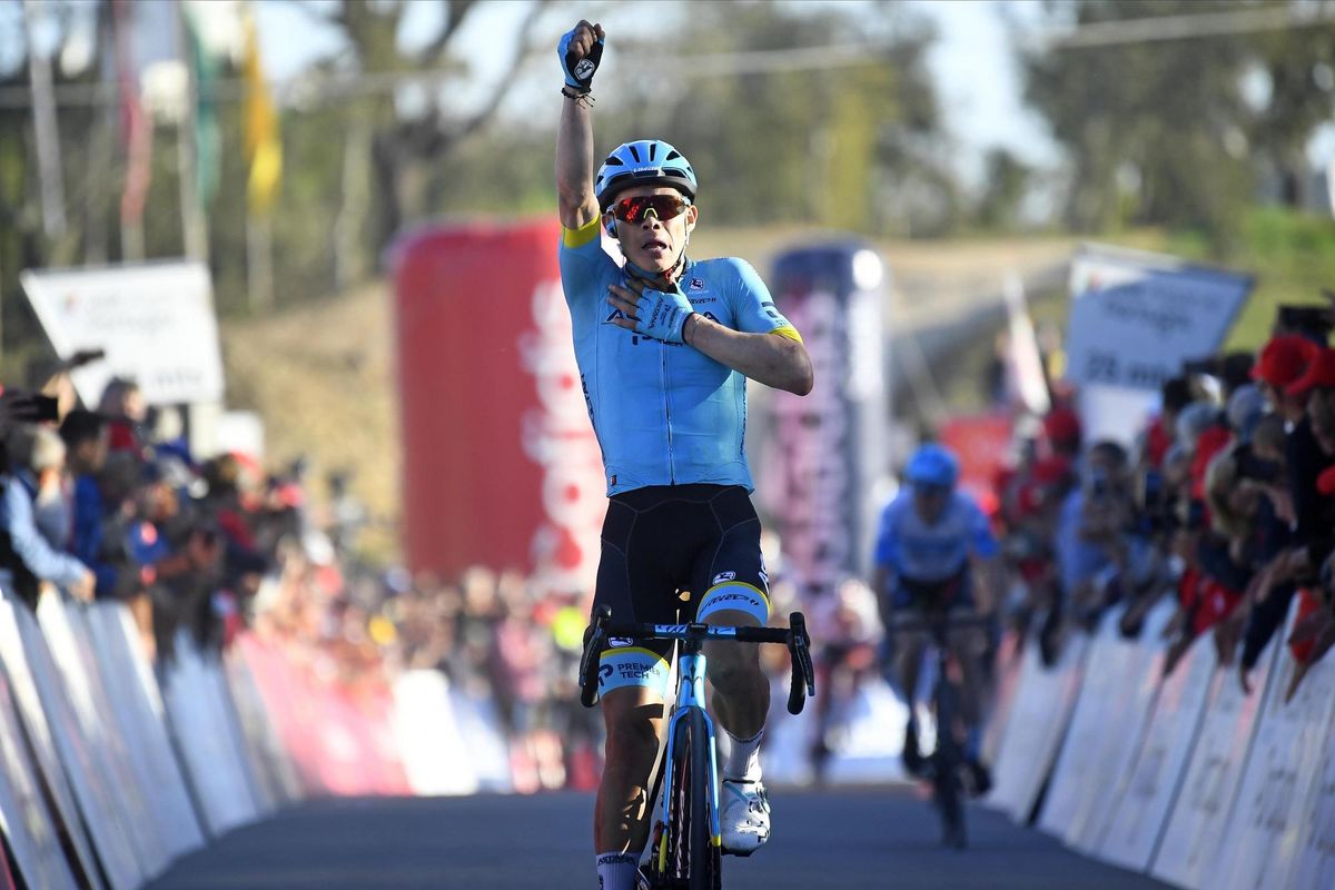 Miguel Angel Lopez wins at the Volta ao Algarve