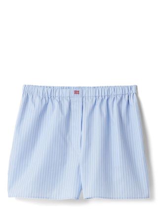 Logo-Embroidered Striped Boxer Shorts