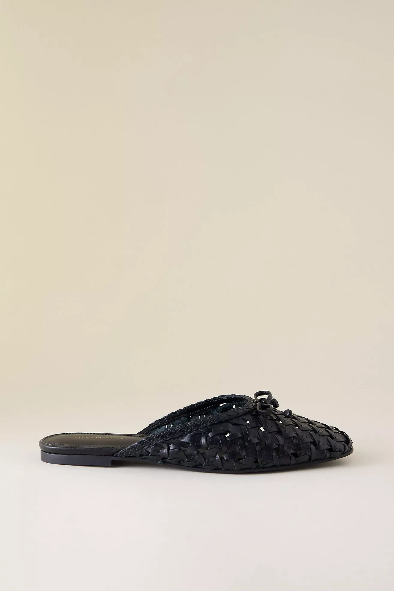 By Anthropologie Woven Bow Mules