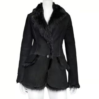 Gucci by Tom Ford 1996 Fall Runway Fur Trim Jacket