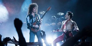 Rami Malek as Freddie Mercury in Bohemian Rhapsody