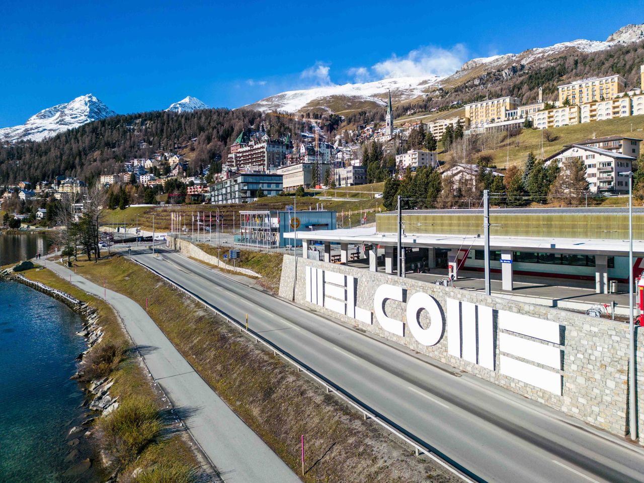 Welcome by Barbara Stauffacher Solomon in St. Moritz