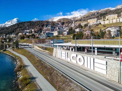 Welcome by Barbara Stauffacher Solomon in St. Moritz