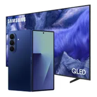Samsung Galaxy Z Fold 7 (256GB) + Samsung QLED QEF1 4K Smart TV (65-inch) | 24- or 36-month contract | from AU$135.52p/m @ Optus
