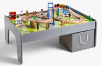 John Lewis &amp; Partners Wooden Train Track Table - £75 | John Lewis&nbsp;