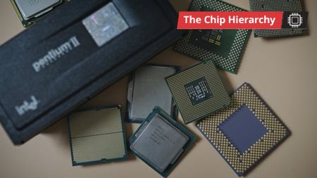 CPUs laying out.