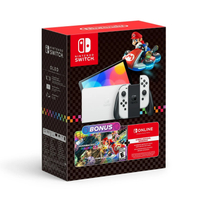 Nintendo Switch OLED | Mario Kart 8 Deluxe | 12 month Nintendo Switch Online | $349 at Walmart