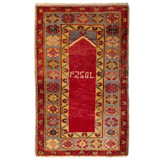 A Persian-style wool rug