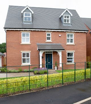 Sara Colclough and David Brass have added character to their new build home with a colourful makeover