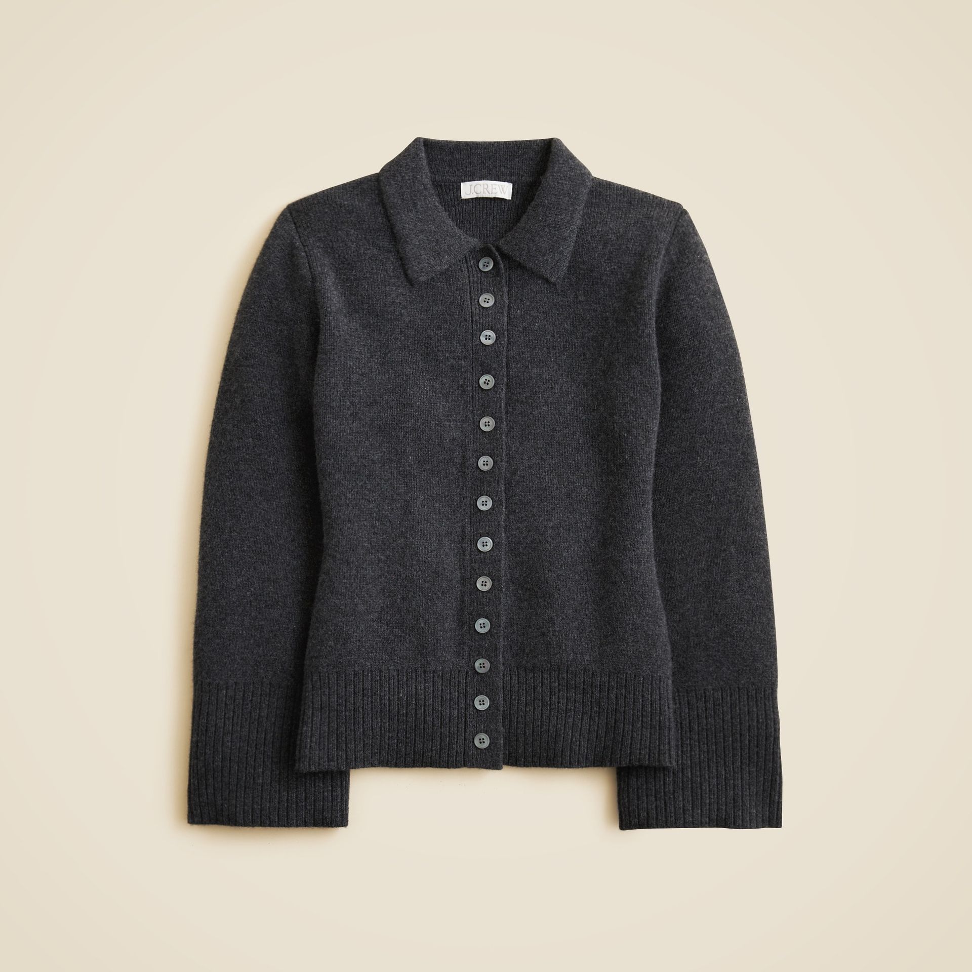 Milano-Stitch Cinched-Waist Cardigan