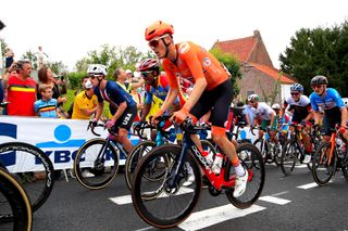 Dylan Van Baarle (Netherlands) in the elite men&#039;s road race at the UCI Road World Championships 2021