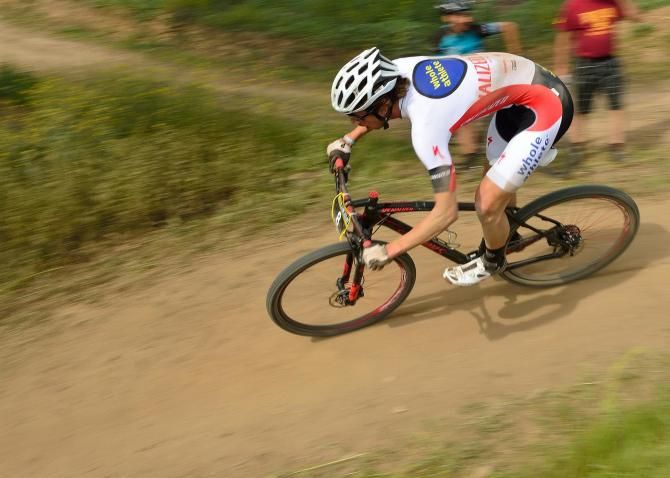 Zach Valdez racing at Bonelli Park