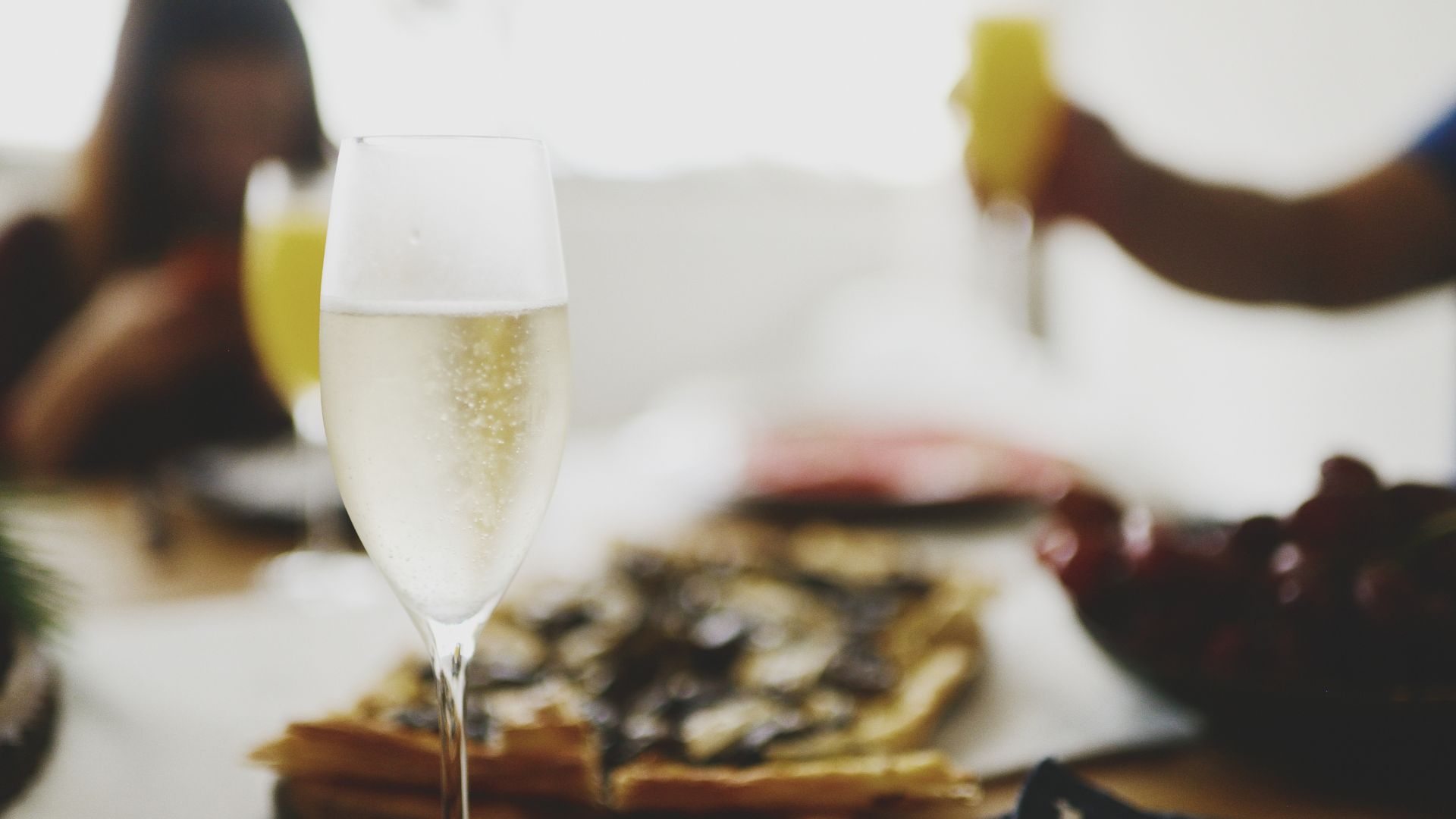 Glass of champagne