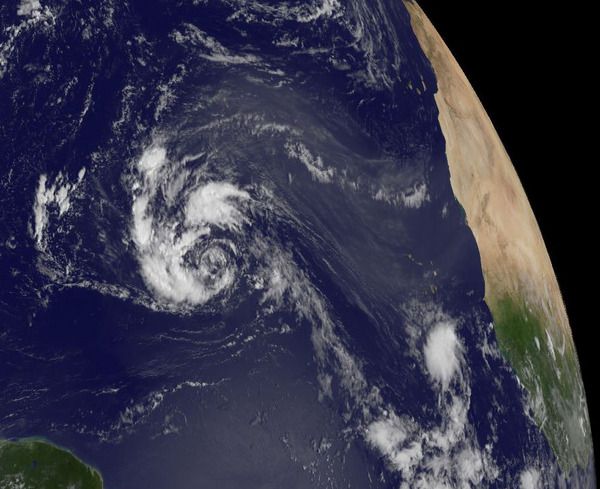 Tropical Depression 14 satellite image