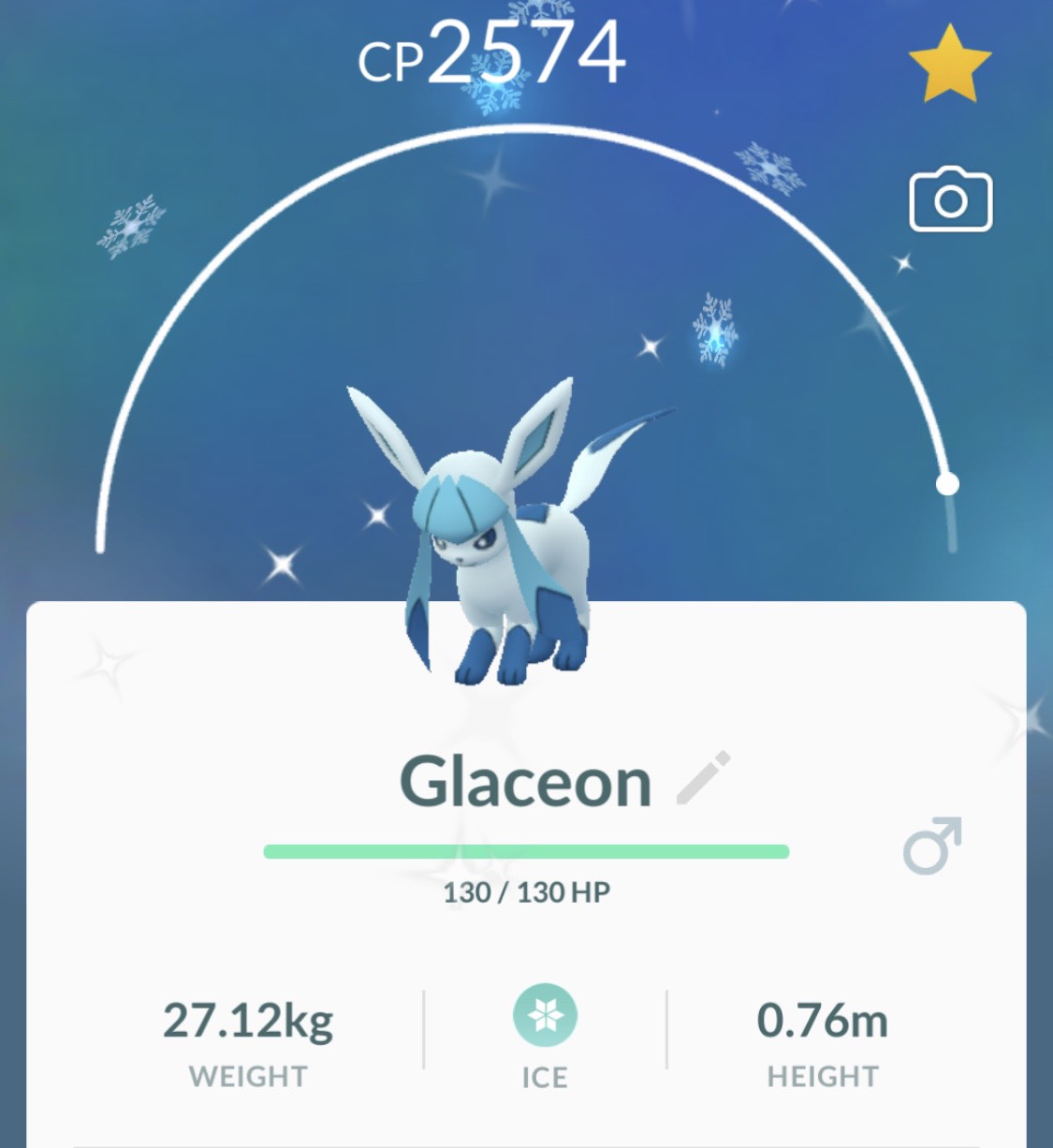 Pokemon Go Eevee evolutions - Glaceon