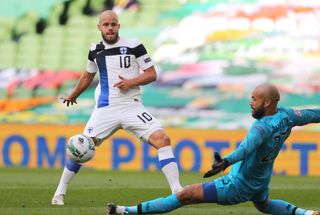 Darren Randolph kept the margin of defeat down against Finland