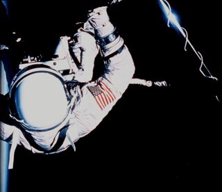 Buzz Aldrin spacewalk