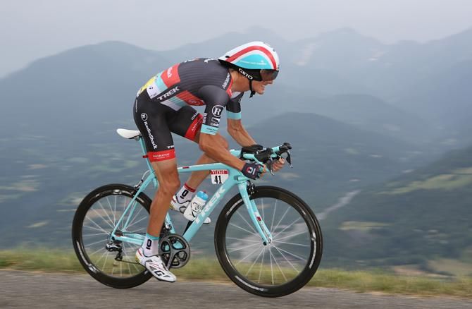 Andy Schleck (RadioShack) put in a strong effort in the time trial