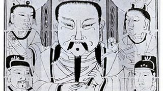 Drawing of Cai Lun
