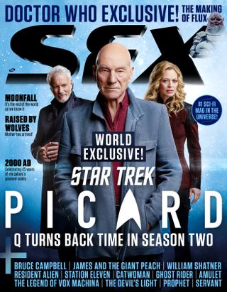 Star Trek: Picard on the cover of SFX issue 349.