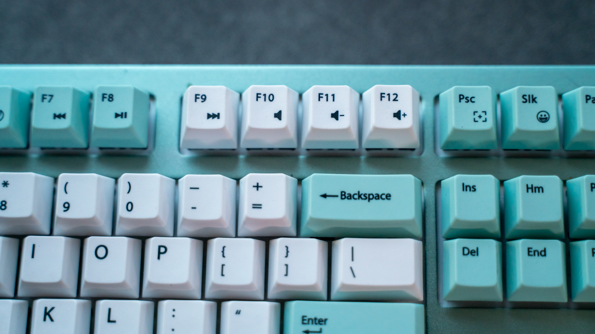 Wombat Pine Professional on a gray desk mat