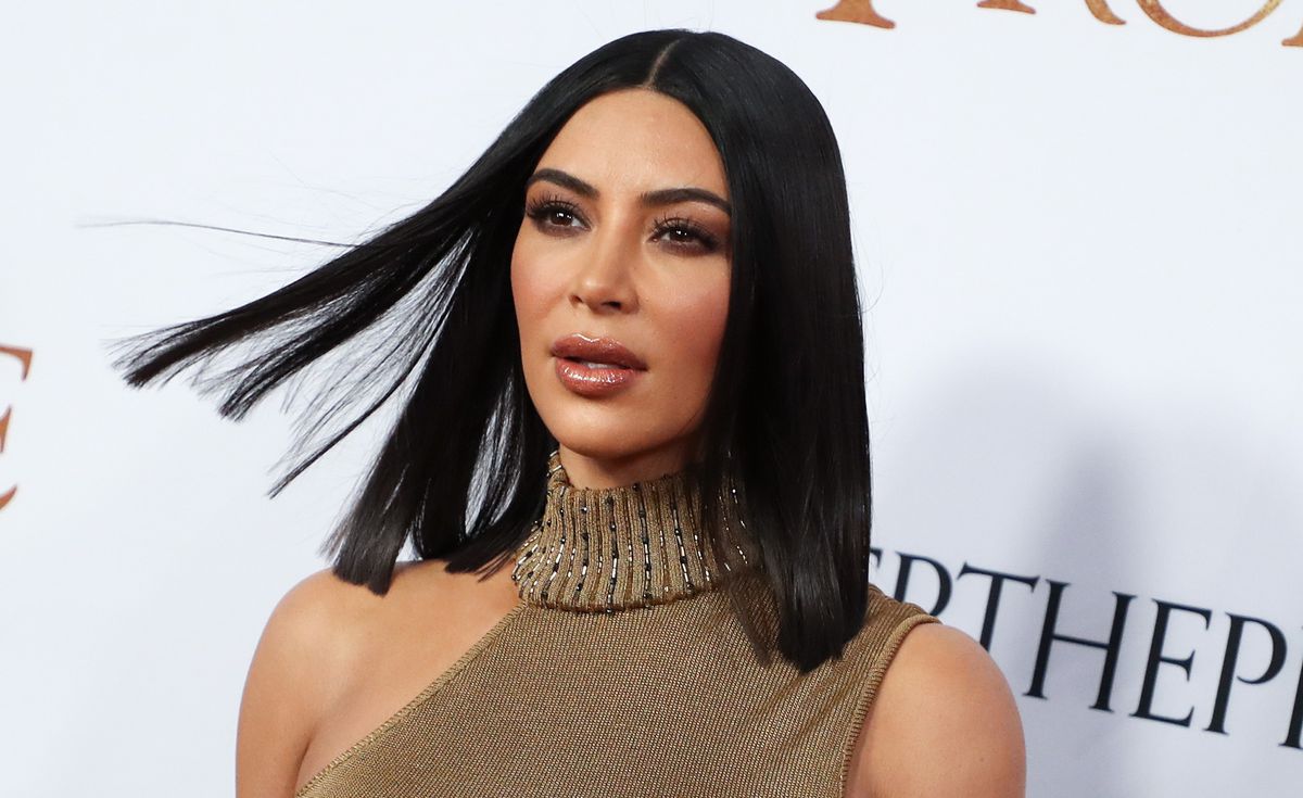 Kim Kardashian Pulls a Kylie Jenner and Debuts Icy Blue Hair