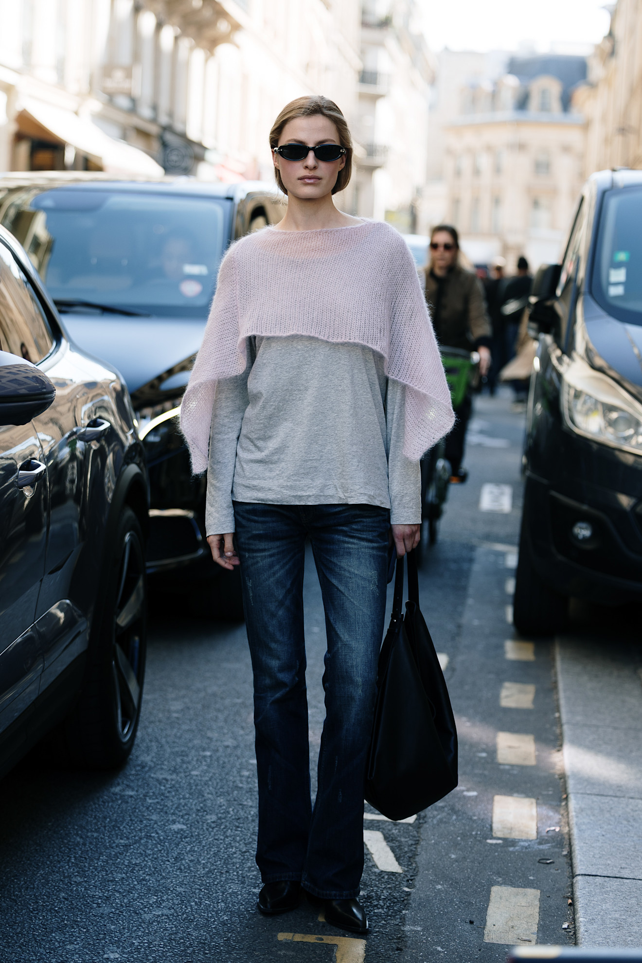 Paris Fashion Week Street Style Bootcut jeans