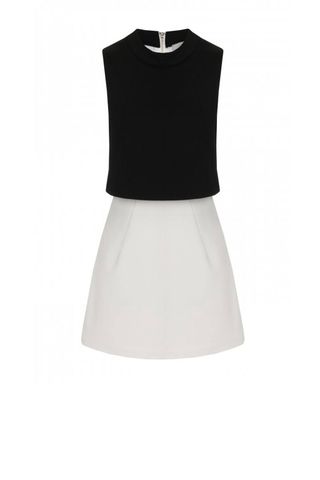 Lavish Alice Monochrome Black & White Cropped Mini Dress, £45