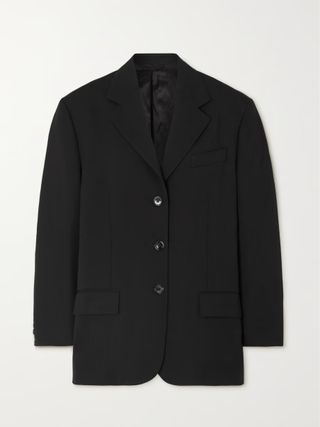 Net-a-Porter Acne Studios + NET SUSTAIN oversized recycled woven blazer