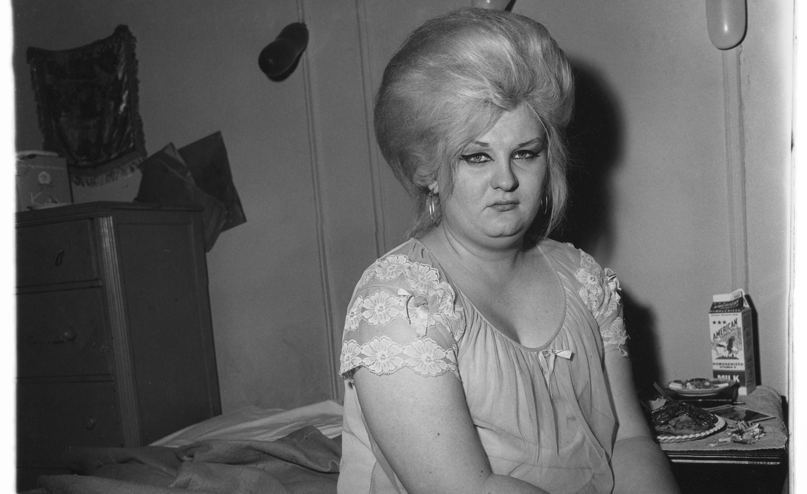 black and white portrait