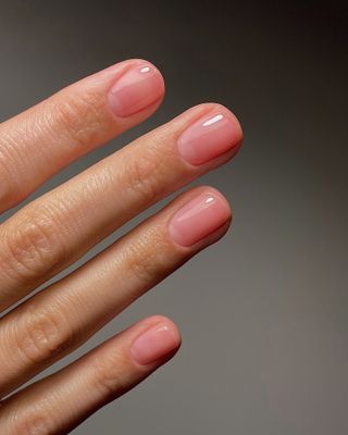 @matejanova sheer pink nails