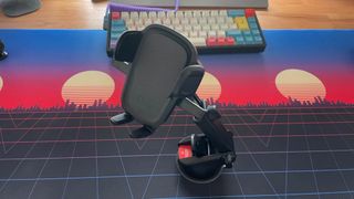 iOttie Easy One Touch 5 Smartphone Car Mount on a desk before installation