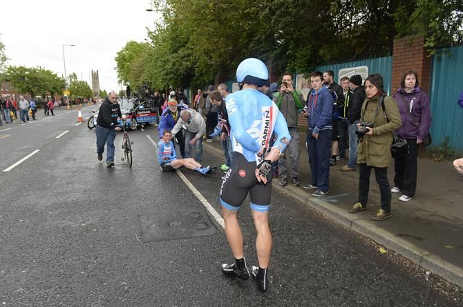 Garmin-Sharp's Giro got off to a horrible start