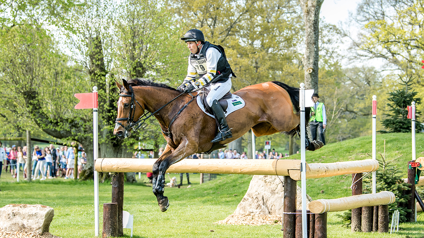 Pictured Badminton winner Sam Griffiths and Paulank Brockagh.