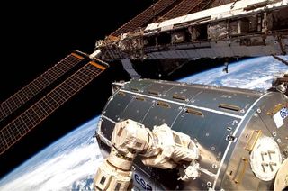 Astronauts Focus Work on Station's New Columbus Lab
