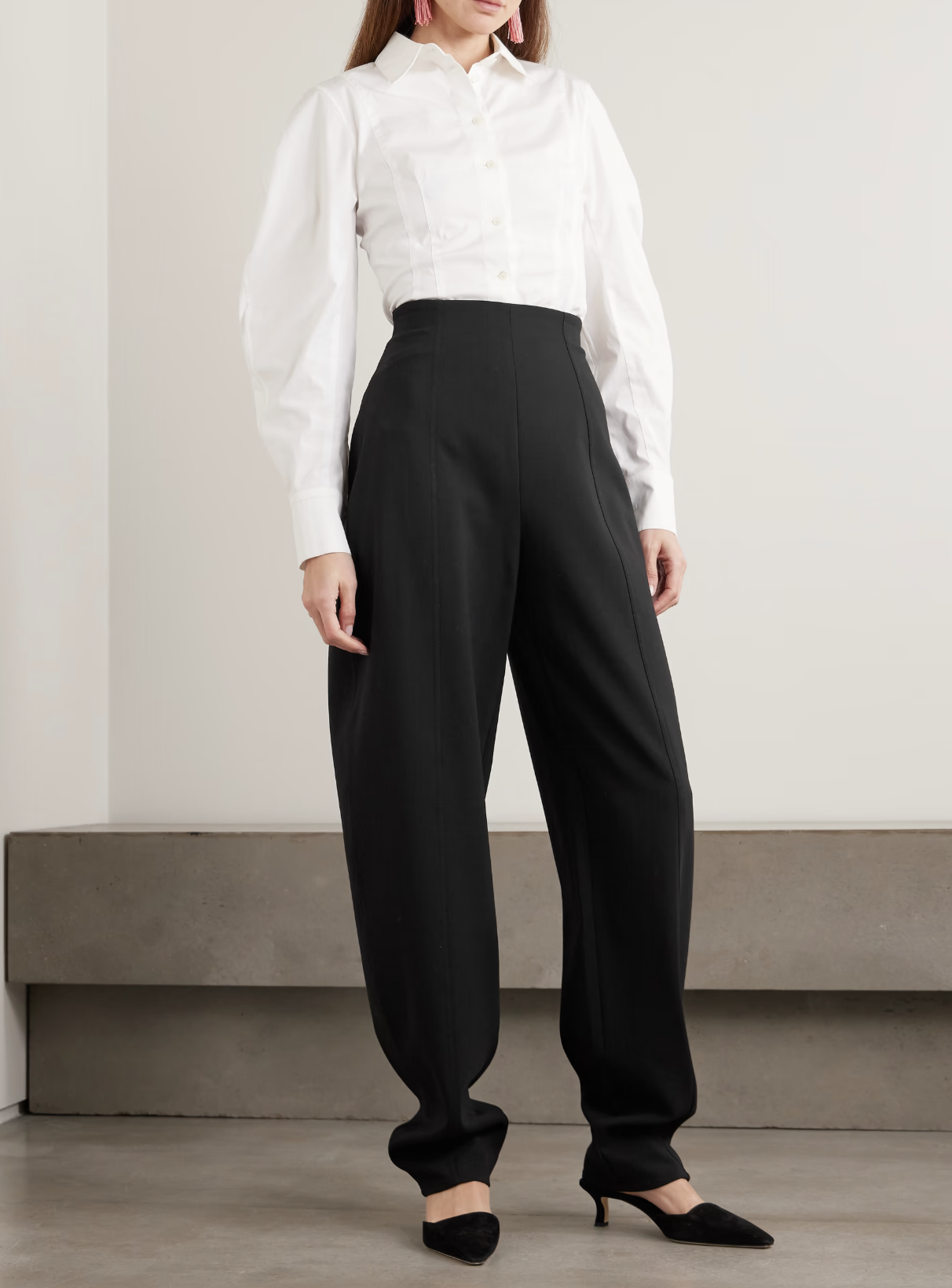 A.w.a.k.e. Mode Cotton Poplin Striped Shirt