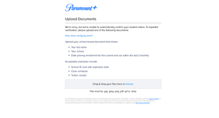 Paramount Plus student discount steps