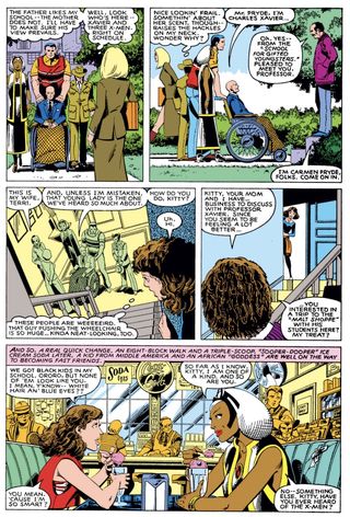 Page from Uncanny X-Men #129