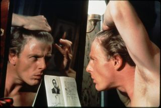 Edward Fox as the Jackal disguising himself while on his mission in the 1973 movie.