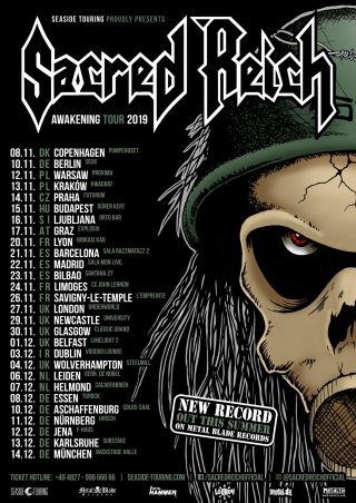 sacred reich tour history