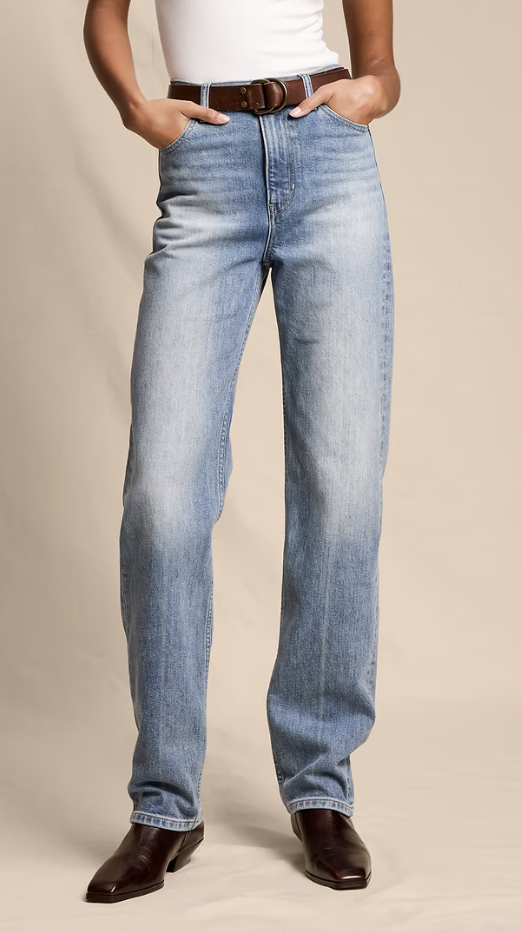 Banana Republic, High-Rise 90s Straight Jean (Was $120)