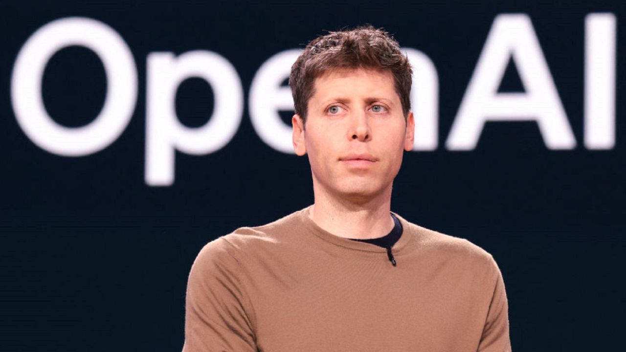 Sam Altman, CEO of OpenAI at a company event.