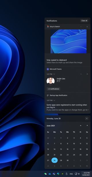 A Screenshot Of The Windows 11 OS In Dark Mode