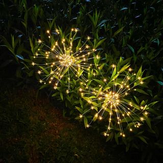 JJGoo Outdoor Solar Lights Firework, 2 Pack